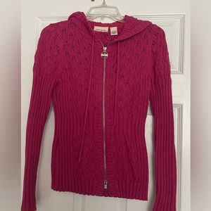 DKNY fuchsia cardigan